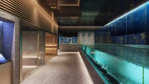 Diseño del spa Le Max Wellness Club del Hotel Wellington para Touza Arquitectos