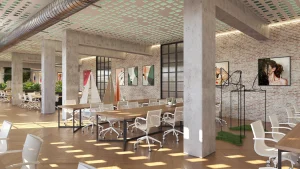 Diseño de las oficinas Wellness Workspace, para OÖD Architects