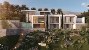 Exterior de Villa Marbella, una propiedad de lujo diseñada para Arturo Montilla