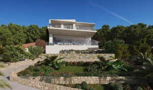 Exterior de una villa de lujo de la colección Quercus, diseñadas para Bass Houses
