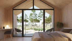 Casa modular Rustik del proyecto Bass Modular diseñado para Bass Houses
