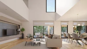 Interior de Foresta II, una villa diseñada para Nuovit Homes