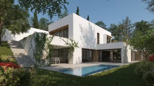 Exterior de Foresta I, una villa diseñada para Nuovit Homes