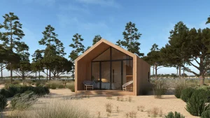 Casa modular Rustik del proyecto Bass Modular diseñado para Bass Houses